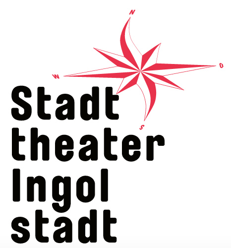 Logo mit schwarzer Schrift